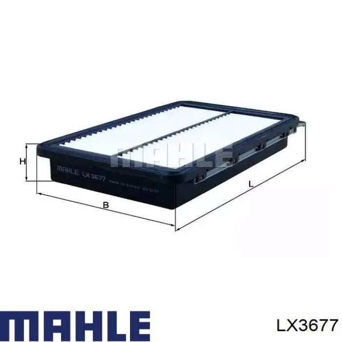 Filtro de ar Mahle Original LX3677 preço, a partir de 14,30 USD