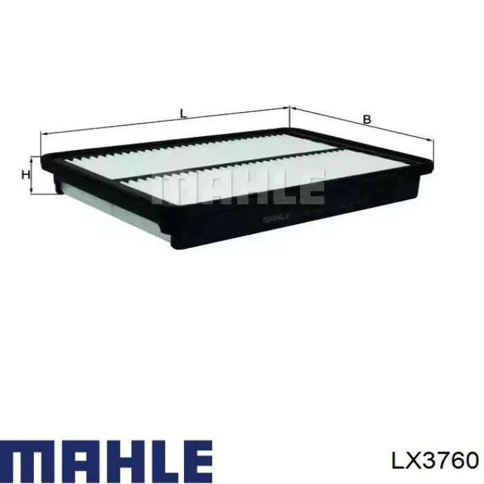 Filtro de ar Mahle Original LX3760 preço, a partir de 13,70 USD
