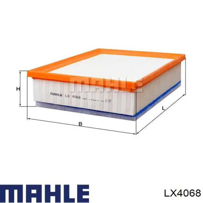 Filtro de ar Mahle Original LX4068 preço, a partir de 18,53 USD