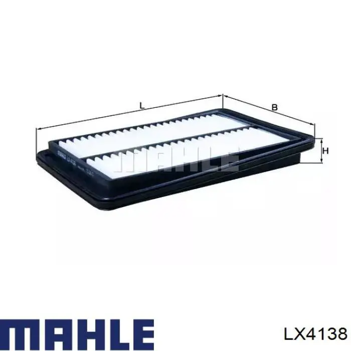LX4138 Mahle Original Filtro de ar