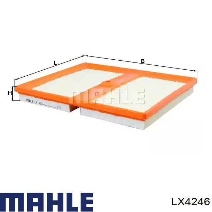 LX4246 Mahle Original Filtro de ar