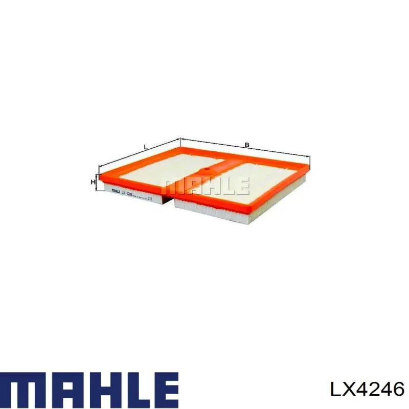 Filtro de ar Mahle Original LX4246 preço, a partir de 15,97 USD