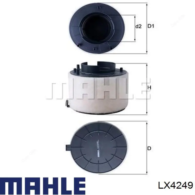 Filtro de ar Mahle Original LX4249 preço, a partir de 16,46 USD