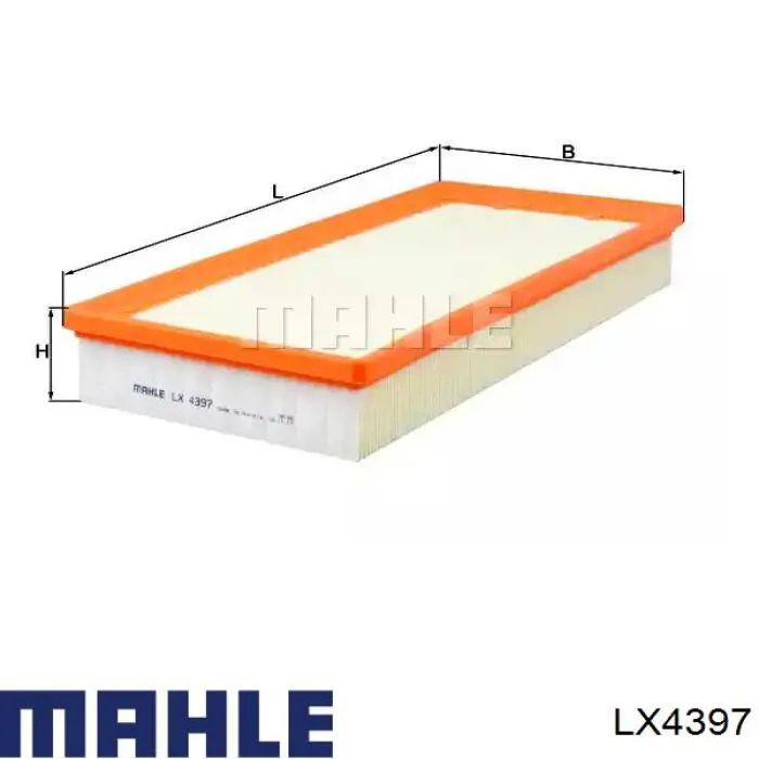 Filtro de ar Mahle Original LX4397 preço, a partir de 22,32 USD