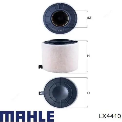 Filtro de ar Mahle Original LX4410 preço, a partir de 18,59 USD