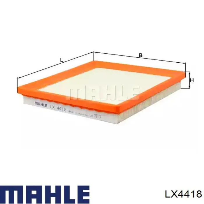Filtro de ar Mahle Original LX4418 preço, a partir de 9,13 USD