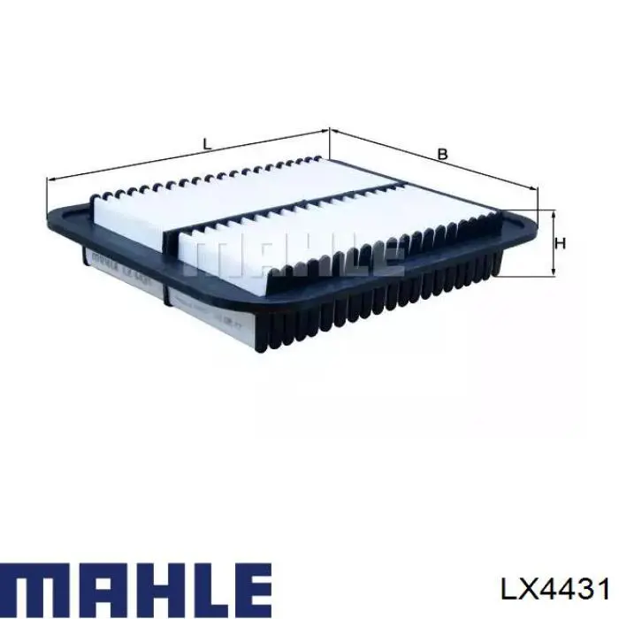 LX4431 Mahle Original Filtro de ar