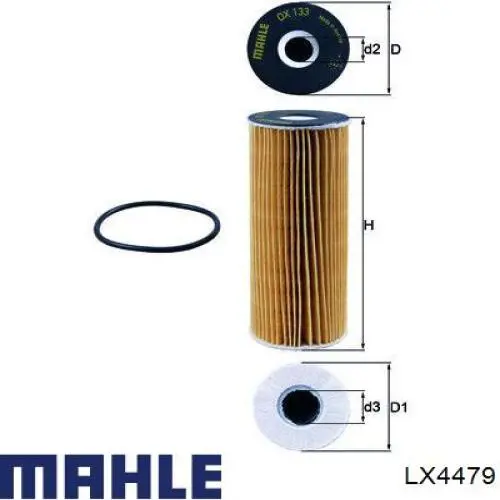Filtro de ar Mahle Original LX4479 preço, a partir de 13,67 USD