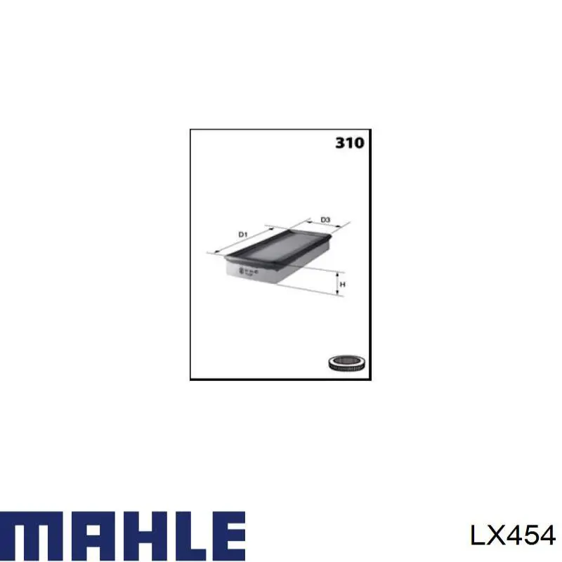 Compre LX454 Mahle Original Filtro de ar