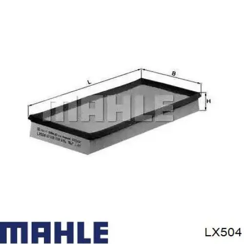 Filtro de ar Mahle Original LX504 preço, a partir de 10,56 USD