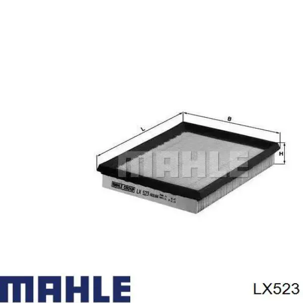 Filtro de ar Mahle Original LX523 preço, a partir de 5,11 USD