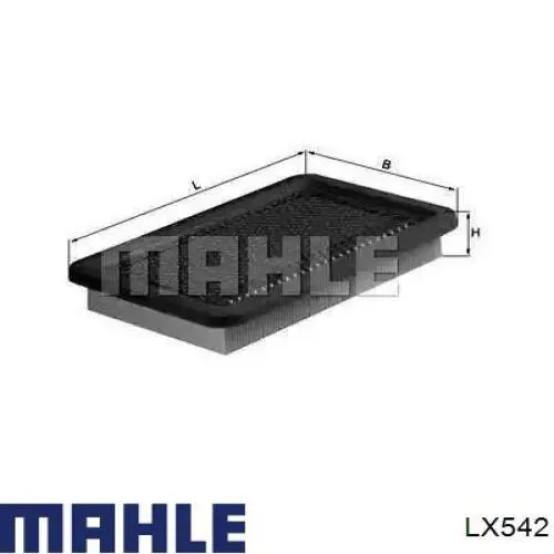 Filtro de ar Mahle Original LX542 preço, a partir de 12,06 USD