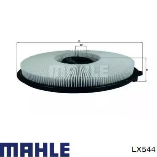 Filtro de ar Mahle Original LX544 preço, a partir de 11,71 USD