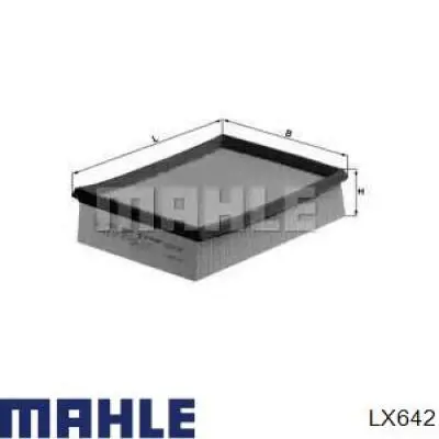 Filtro de ar Mahle Original LX642 preço, a partir de 8,29 USD