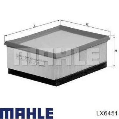 Filtro de ar Mahle Original LX6451 preço, a partir de 10,13 USD