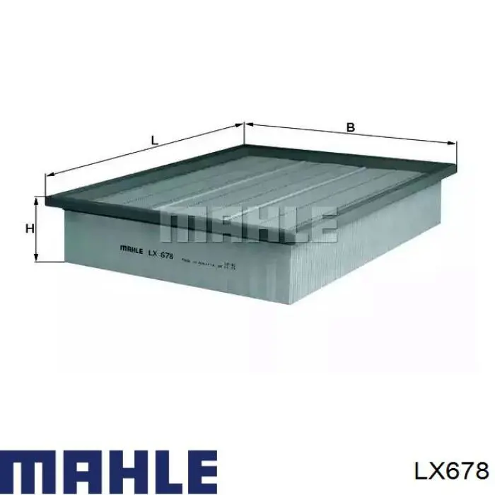 Filtro de ar Mahle Original LX678 preço, a partir de 13,98 USD