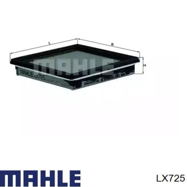Filtro de ar Mahle Original LX725 preço, a partir de 11,26 USD