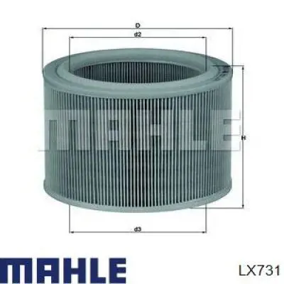 Compre LX731 Mahle Original Filtro de ar