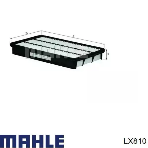 Filtro de ar Mahle Original LX810 preço, a partir de 13,32 USD