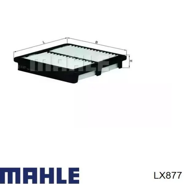 Filtro de ar Mahle Original LX877 preço, a partir de 7,11 USD