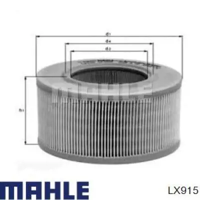 Compre LX915 Mahle Original Filtro de ar