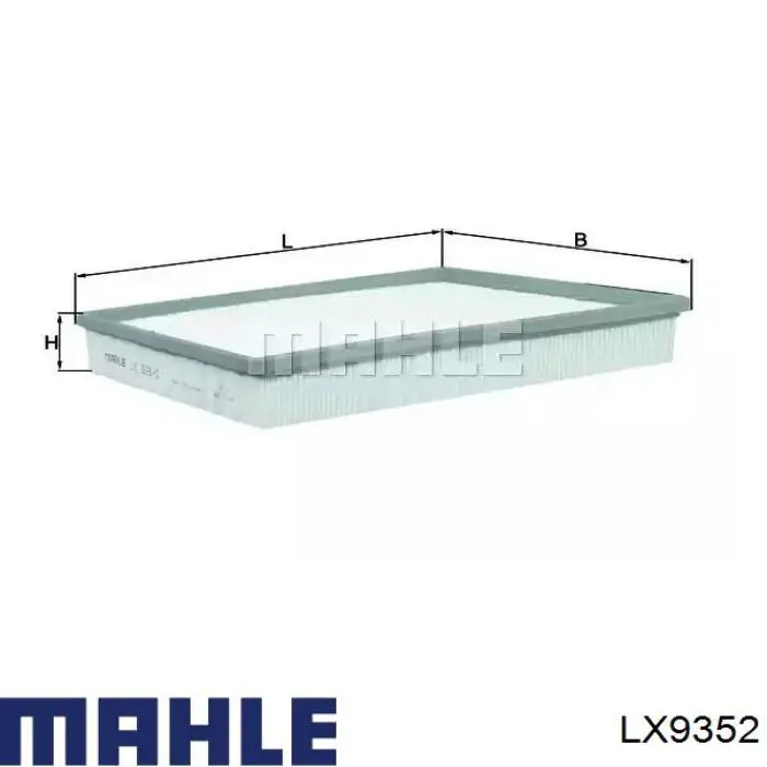 Filtro de ar Mahle Original LX9352 preço, a partir de 10,10 USD