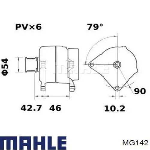 MG142 Mahle Original Gerador
