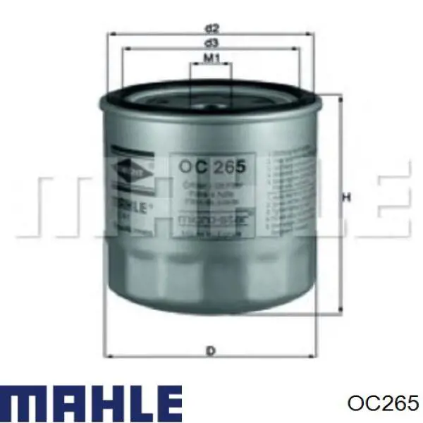 Filtro de óleo Mahle Original OC265 preço, a partir de 10,68 USD