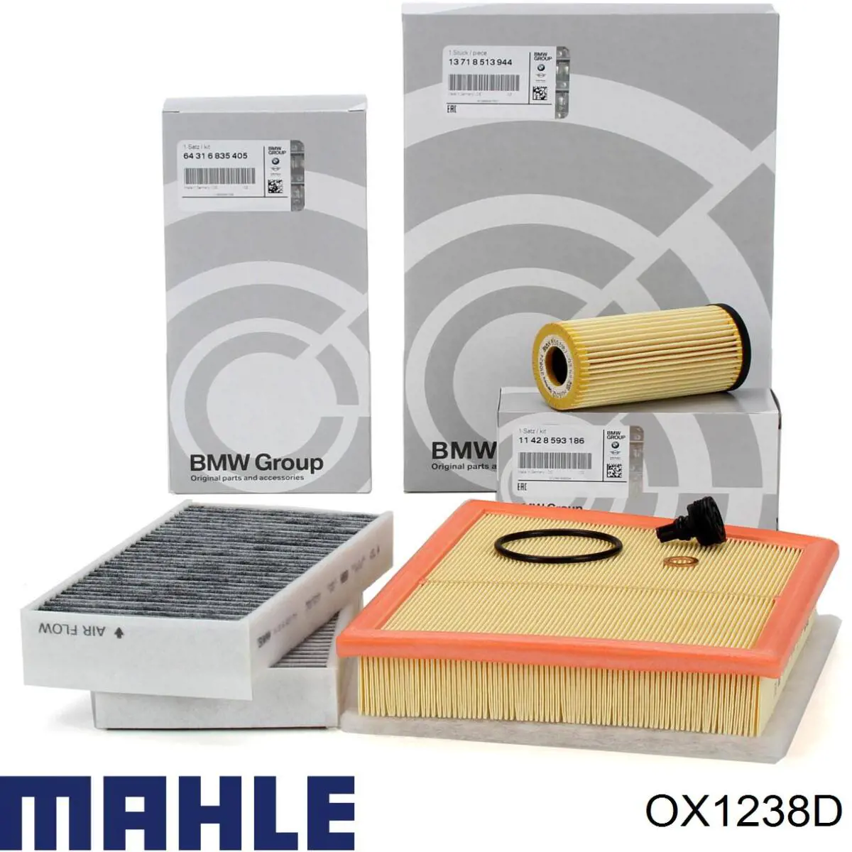 Compre OX1238D Mahle Original Filtro de óleo