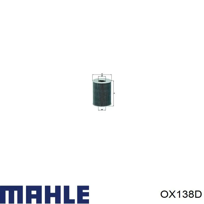 Filtro de óleo OX138D Mahle Original