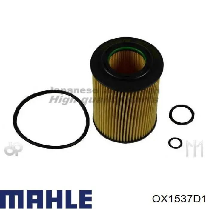 Filtro de óleo Mahle Original OX1537D1 preço, a partir de 7,57 USD