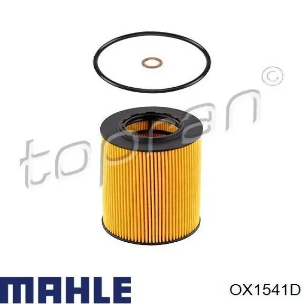 Filtro de óleo Mahle Original OX1541D preço, a partir de 7,65 USD