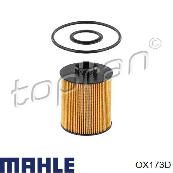 Filtro de óleo Mahle Original OX173D preço, a partir de 3,95 USD