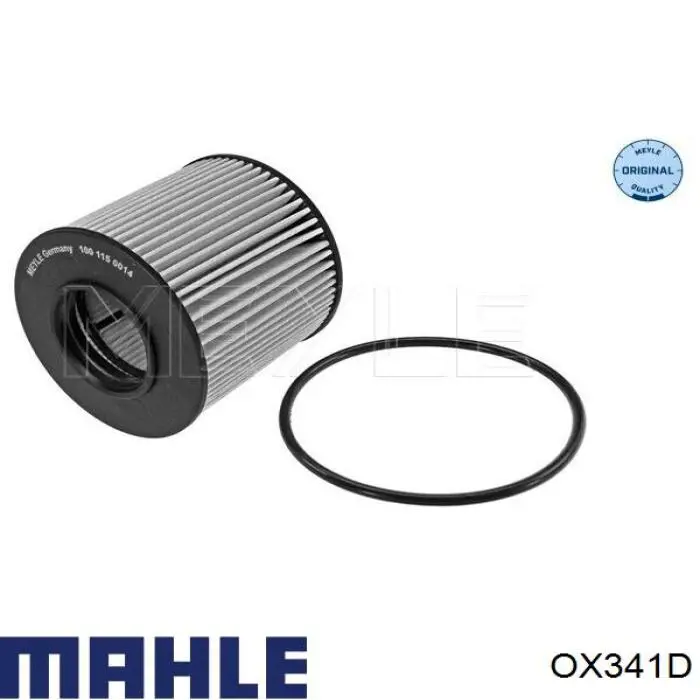 Compre OX341D Mahle Original Filtro de óleo