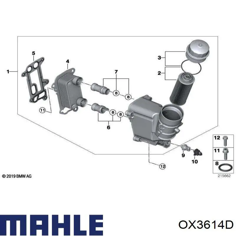 Filtro de óleo Mahle Original OX3614D preço, a partir de 10,69 USD