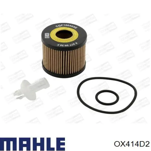 Filtro de óleo Mahle Original OX414D2 preço, a partir de 2,18 USD