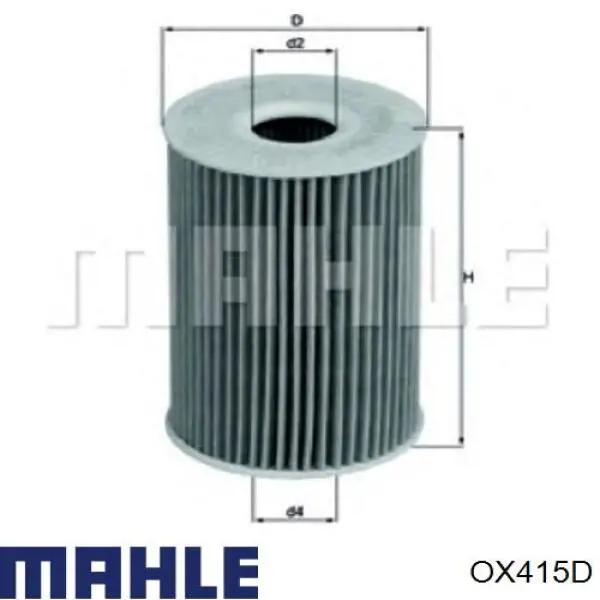Compre OX415D Mahle Original Filtro de óleo