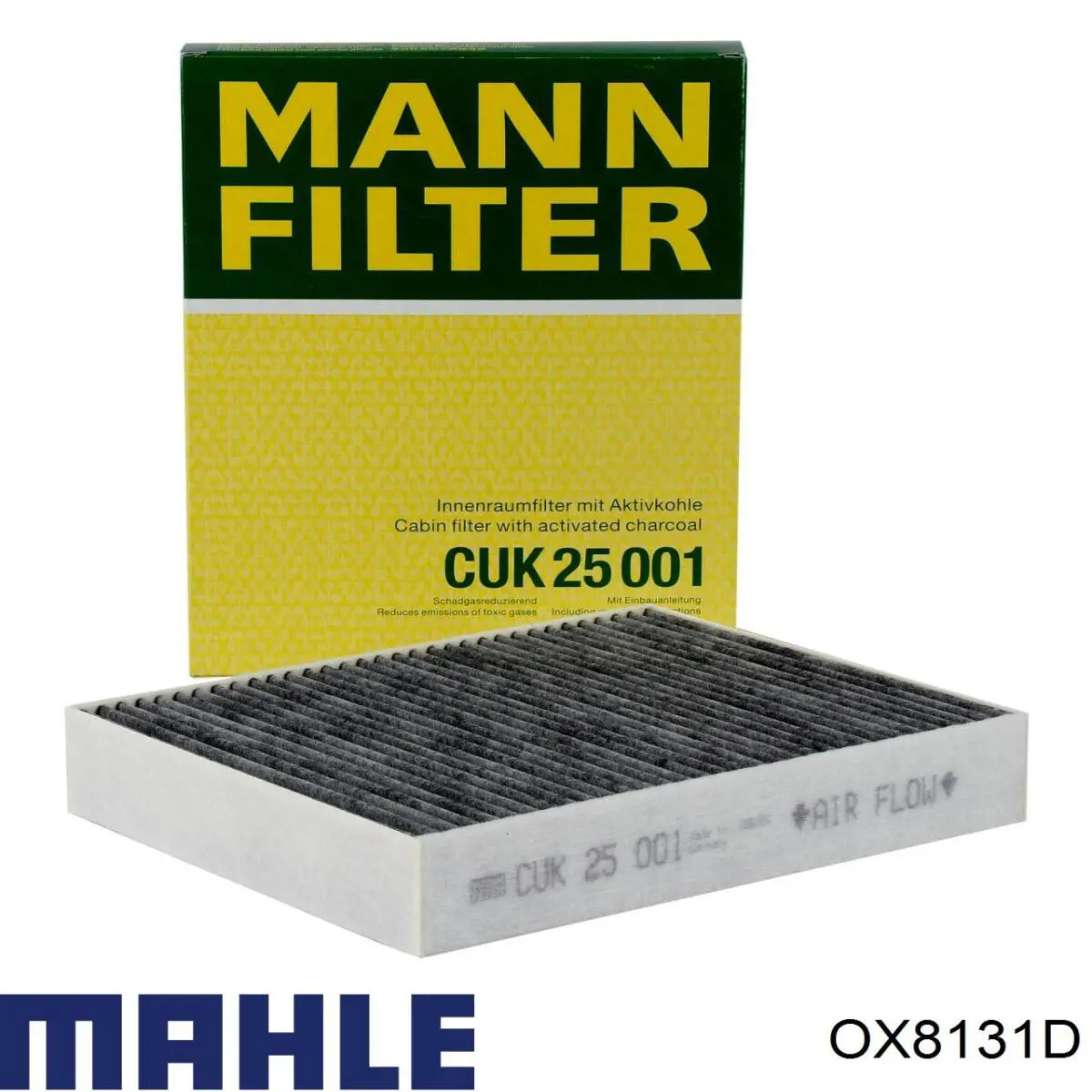 Filtro de óleo Mahle Original OX8131D preço, a partir de 10,19 USD
