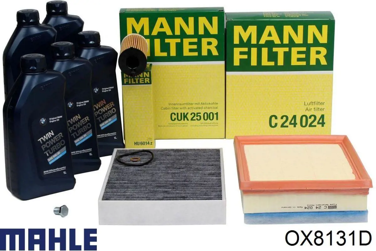Filtro de óleo OX8131D Mahle Original