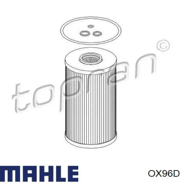 Filtro de óleo Mahle Original OX96D preço, a partir de 8,46 USD