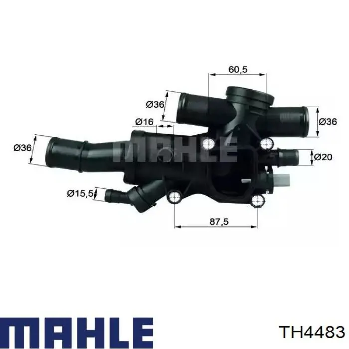 Caixa do termostato Mahle Original TH4483 preço, a partir de 45,60 USD