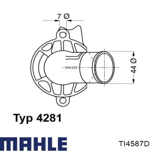 Compre TI4587D Mahle Original Termostato