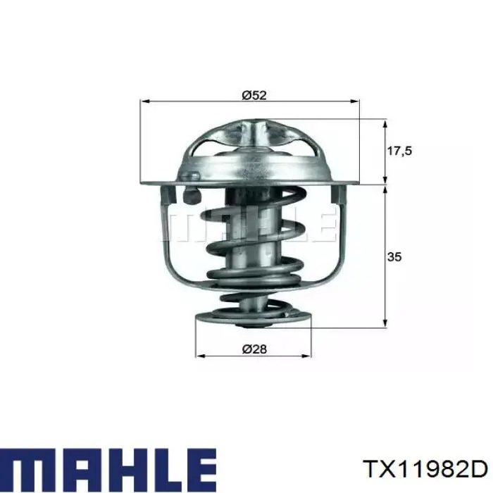 Termostato Mahle Original TX11982D preço, a partir de 18,87 USD