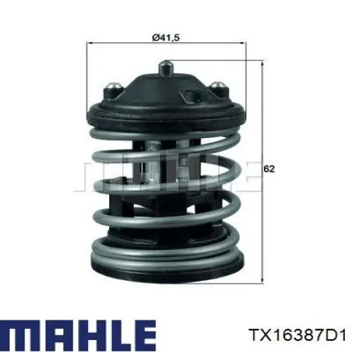 TX16387D1 Mahle Original Termostato