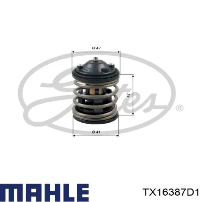 Compre TX16387D1 Mahle Original Termostato