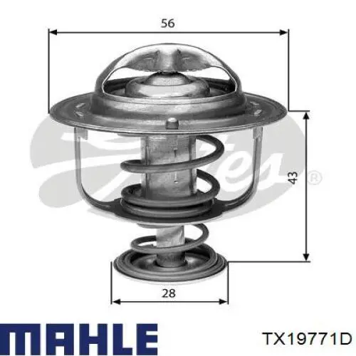 Termostato Mahle Original TX19771D preço, a partir de 31,99 USD