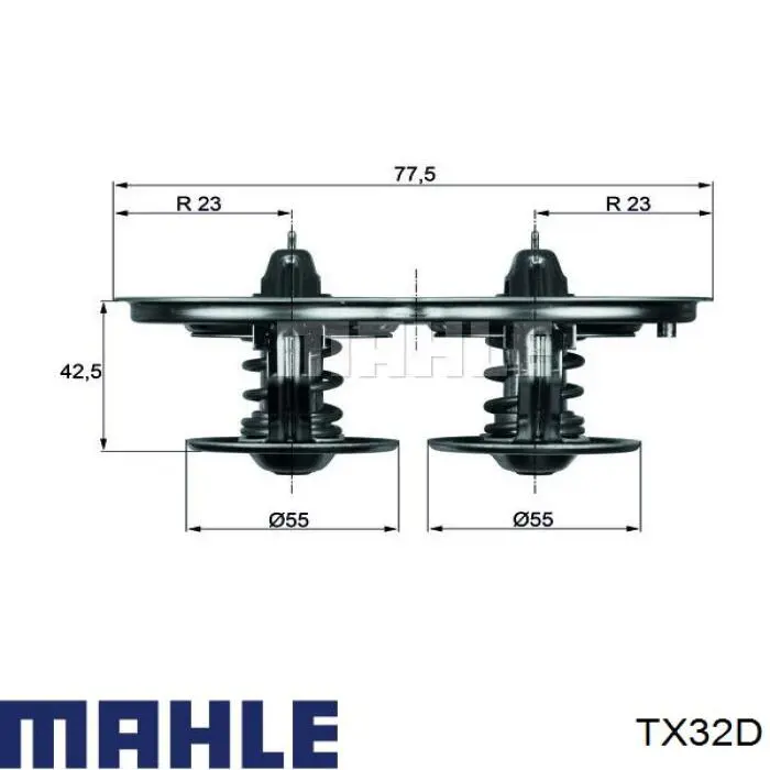 TX32D Mahle Original Termostato