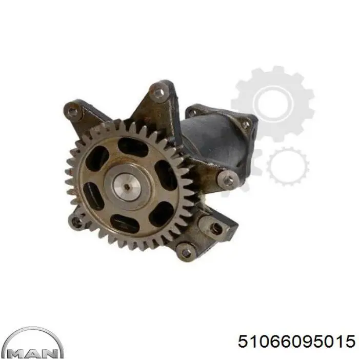 Compre 51066095012 MAN Consola de acoplamento viscoso do sistema de esfriamento de suporte