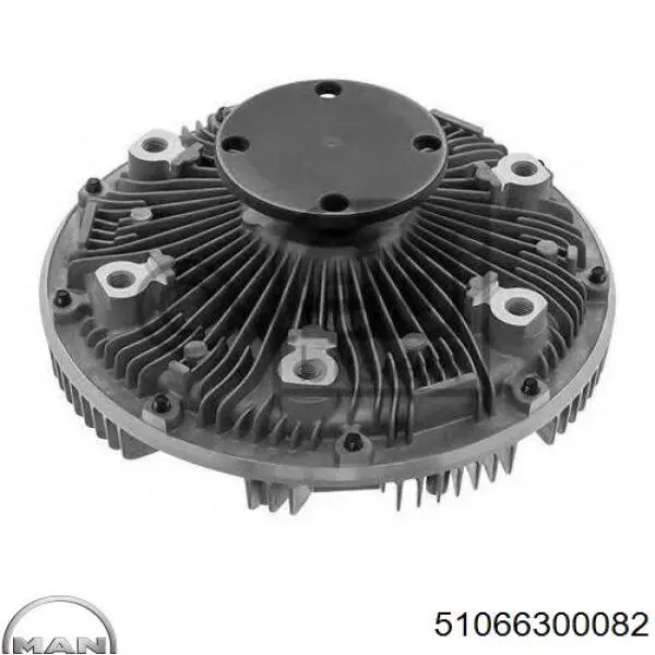 Acoplamento viscoso de ventilador de esfriamento 51066300082 MAN