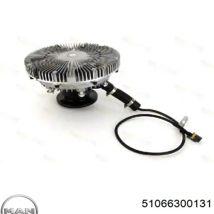 Acoplamento viscoso de ventilador de esfriamento 51066300131 MAN